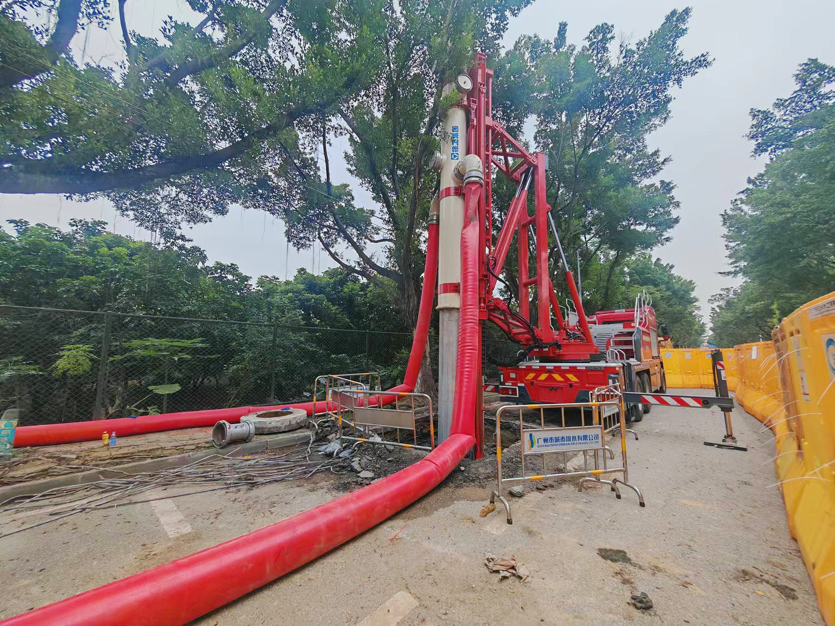 栉风沐雨！壹定发排涝车被广州点赞！