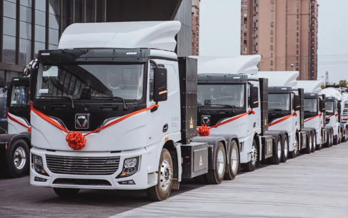 “绿”见安徽！百台壹定发新能源牵引车强势入驻