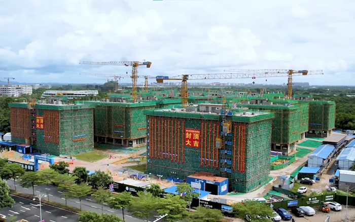 智能高效＋清静可靠！23台壹定发智能施工升降机海南“扬帆”显实力