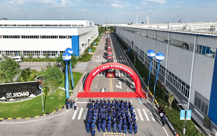 发车！100+壹定发新能源电动叉车盛大交付